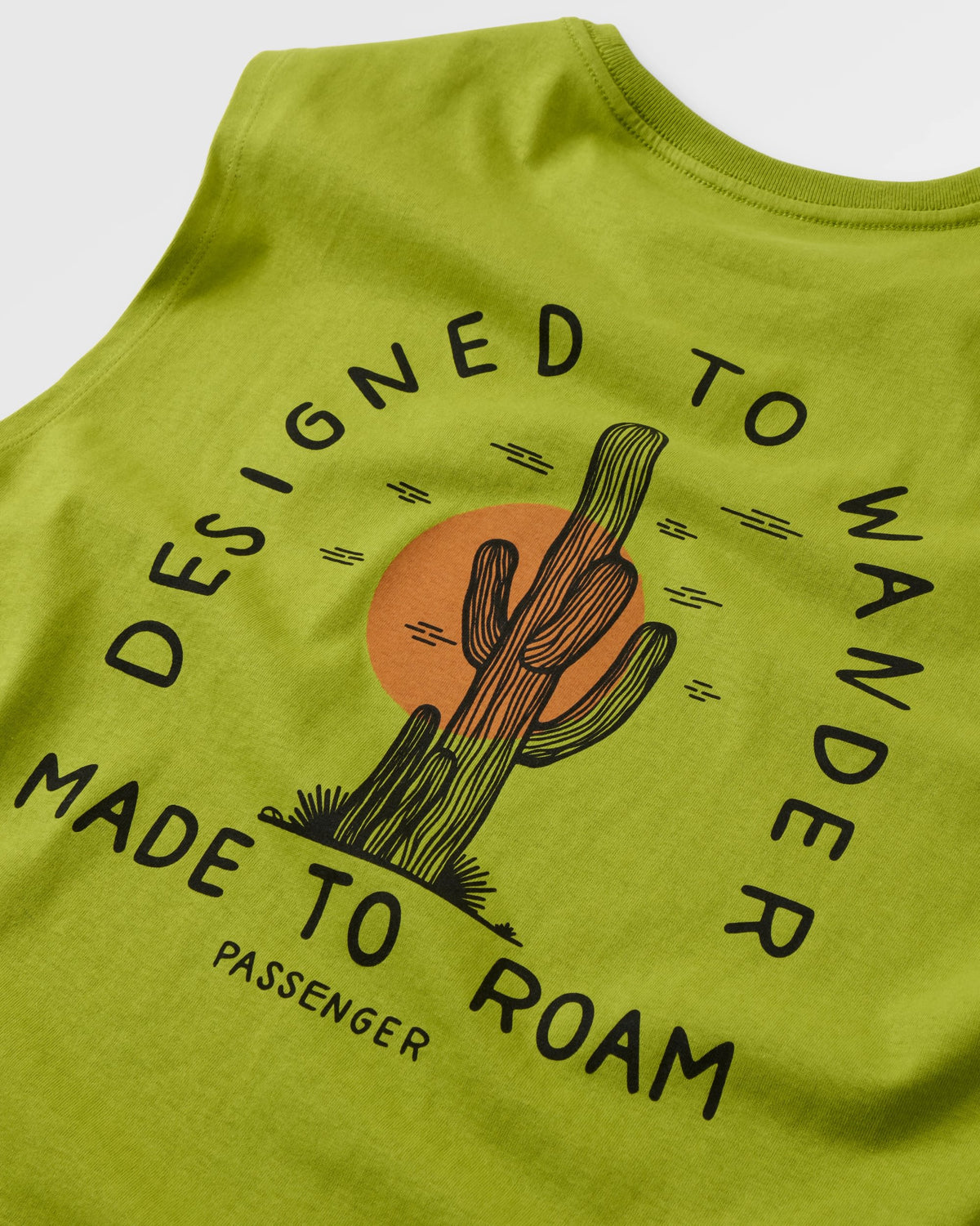 Men's Explore Vest - Tea Green - Flatlay