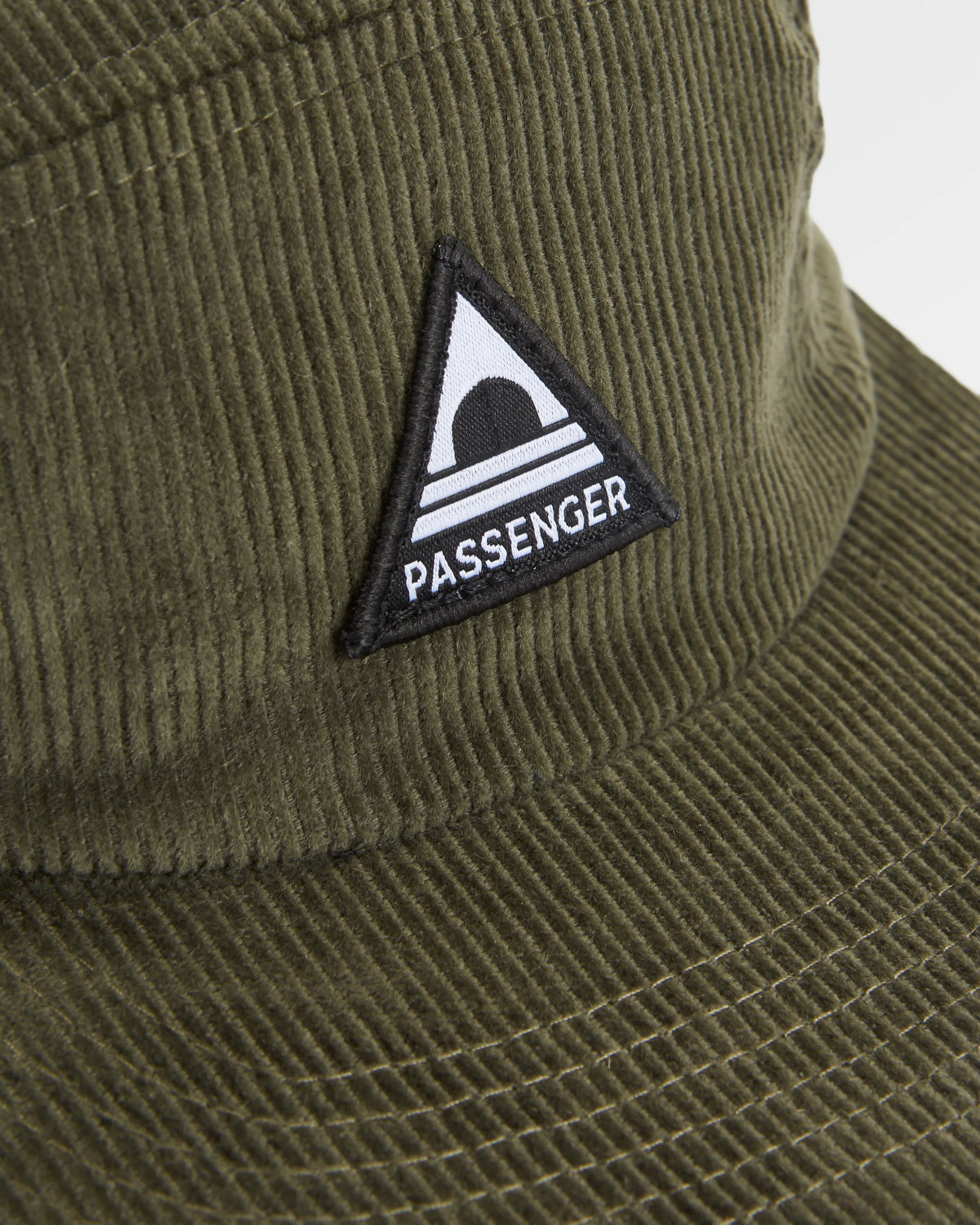 Fixie Cord 5 Panel Cap - Khaki - Flatlay