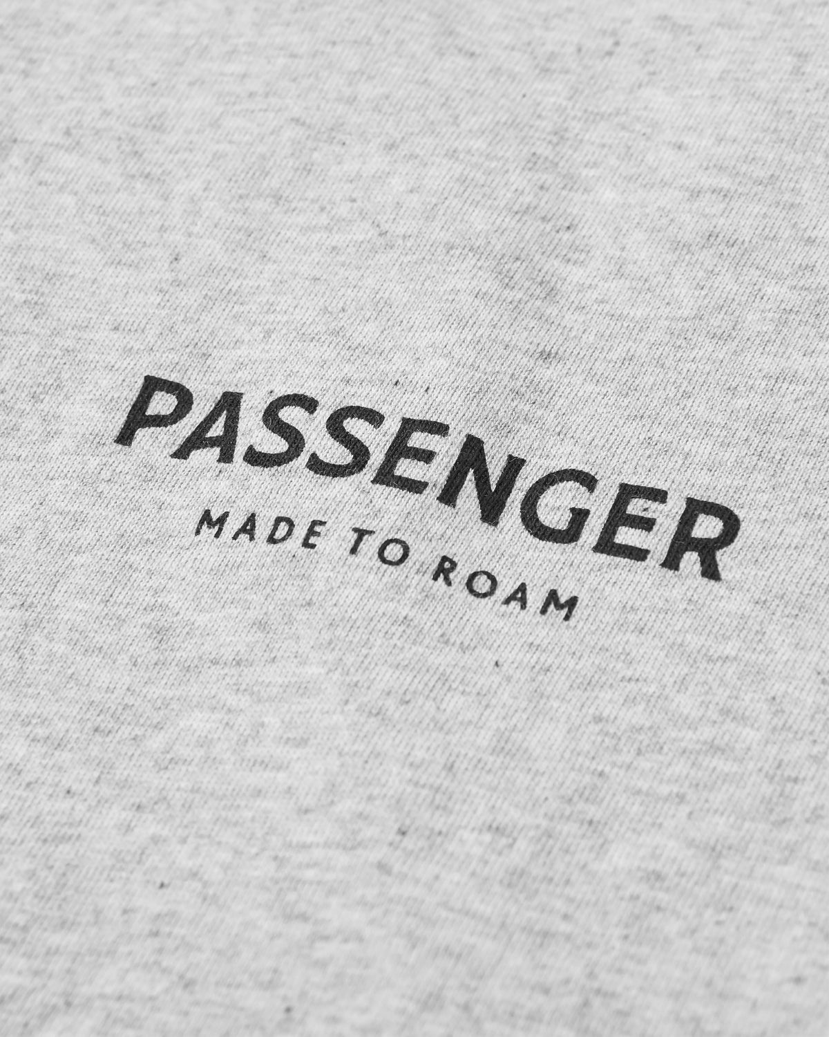 Passenger T-Shirt - Grey Marl - Flatlay