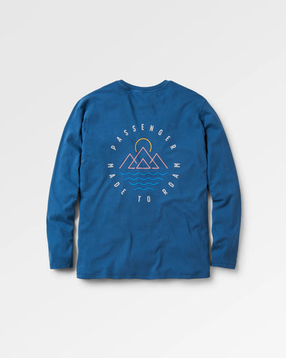 Escapism LS T-Shirt - Dark Denim - Flatlay