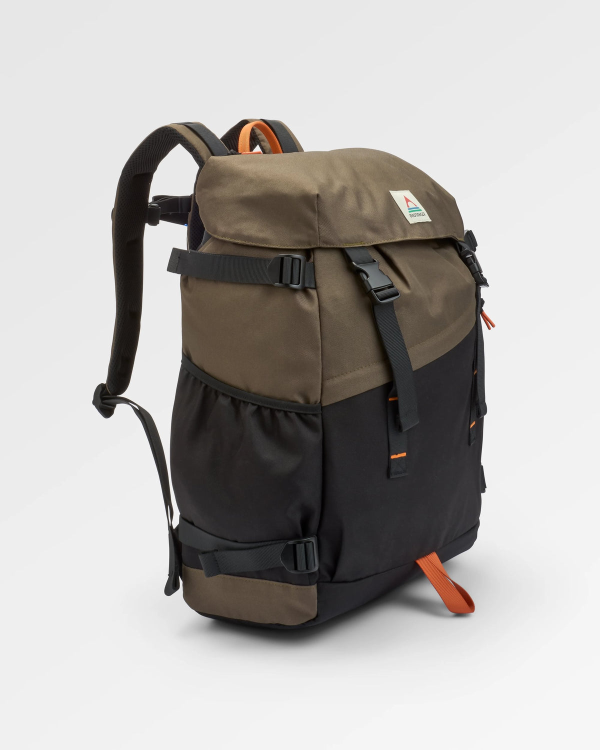 Boondocker 32L Backpack - True Black/ Khaki - Flatlay