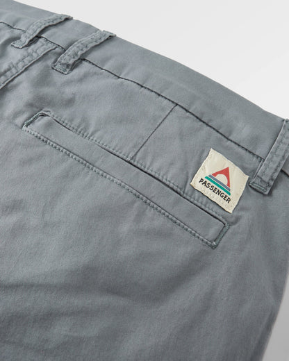 365 Light Cotton Trouser - Storm Grey - Flatlay