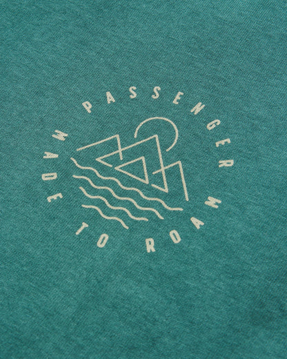 Escapism T-Shirt - Deep Ocean - Flatlay