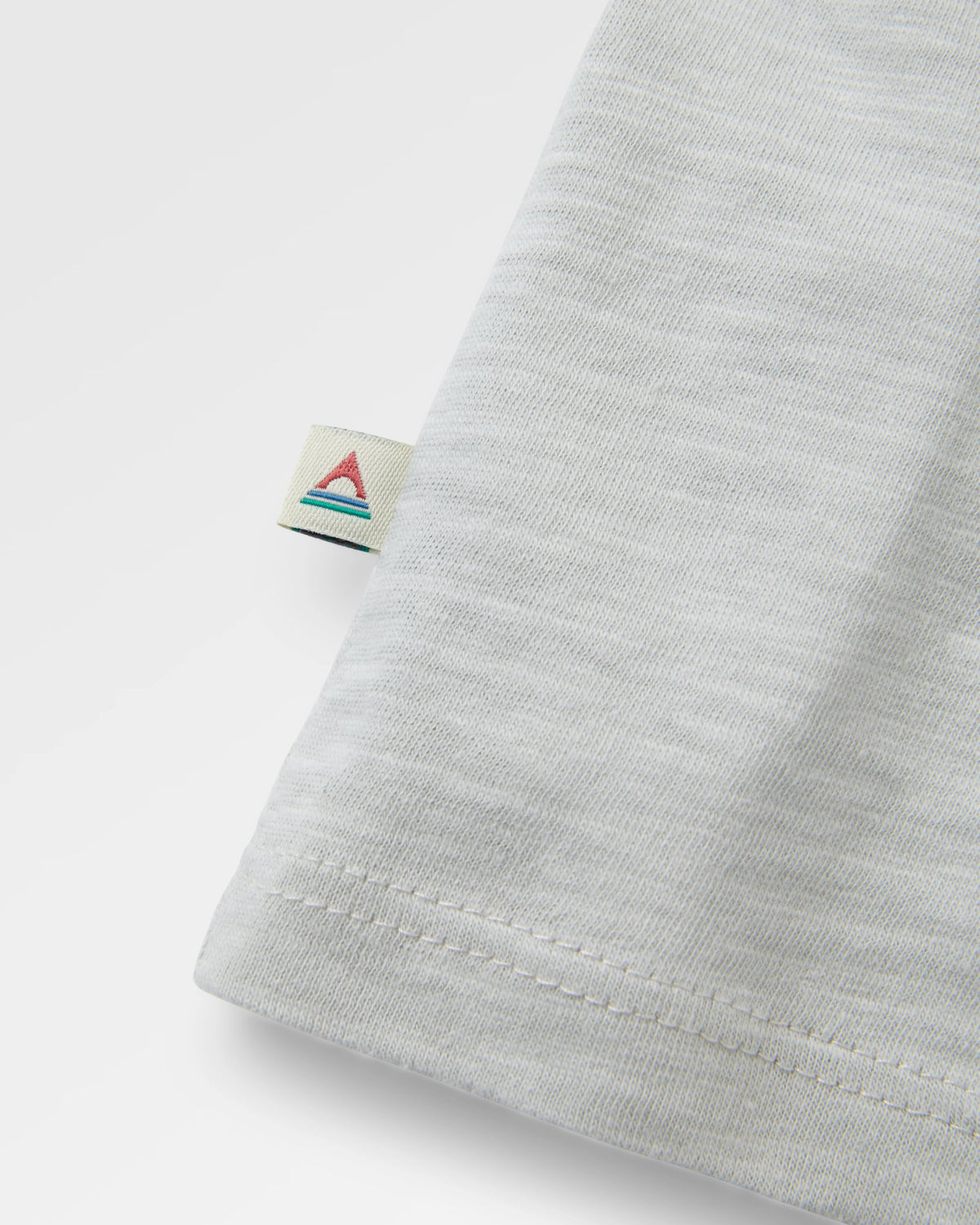 Explore LS Raglan T-Shirt - Light Grey Marl - Flatlay