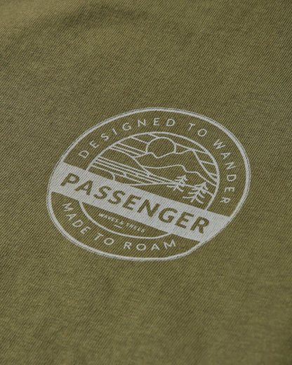 Odyssey Cotton T-Shirt - Khaki - Flatlay