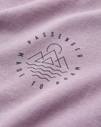 Escapism Regular Fit Sweatshirt - Dusty Lilac - Flatlay