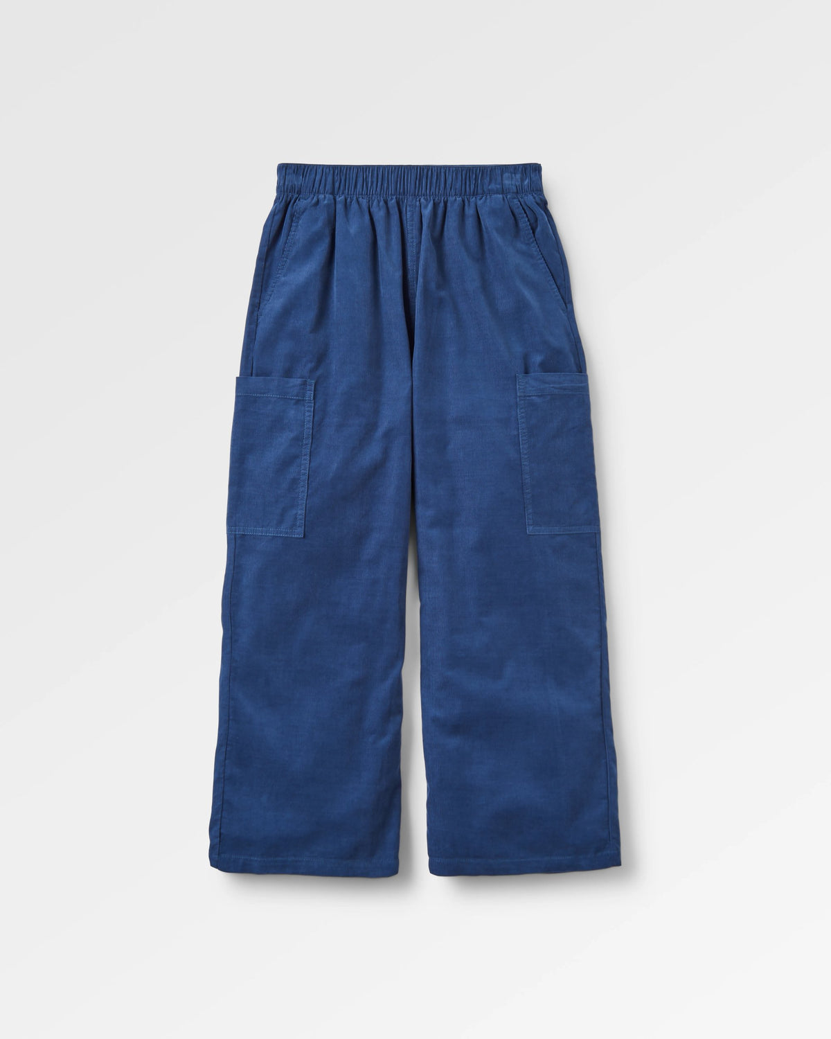 Someday Corduroy Trouser - Dark Denim - Flatlay