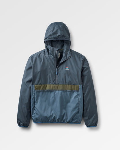 Gusto Windshell Anorak - Charcoal/Storm Grey - Flatlay