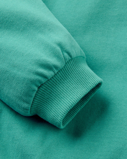 Heritage Women's Sweatshirt - Ocean Teal - Flatlay
