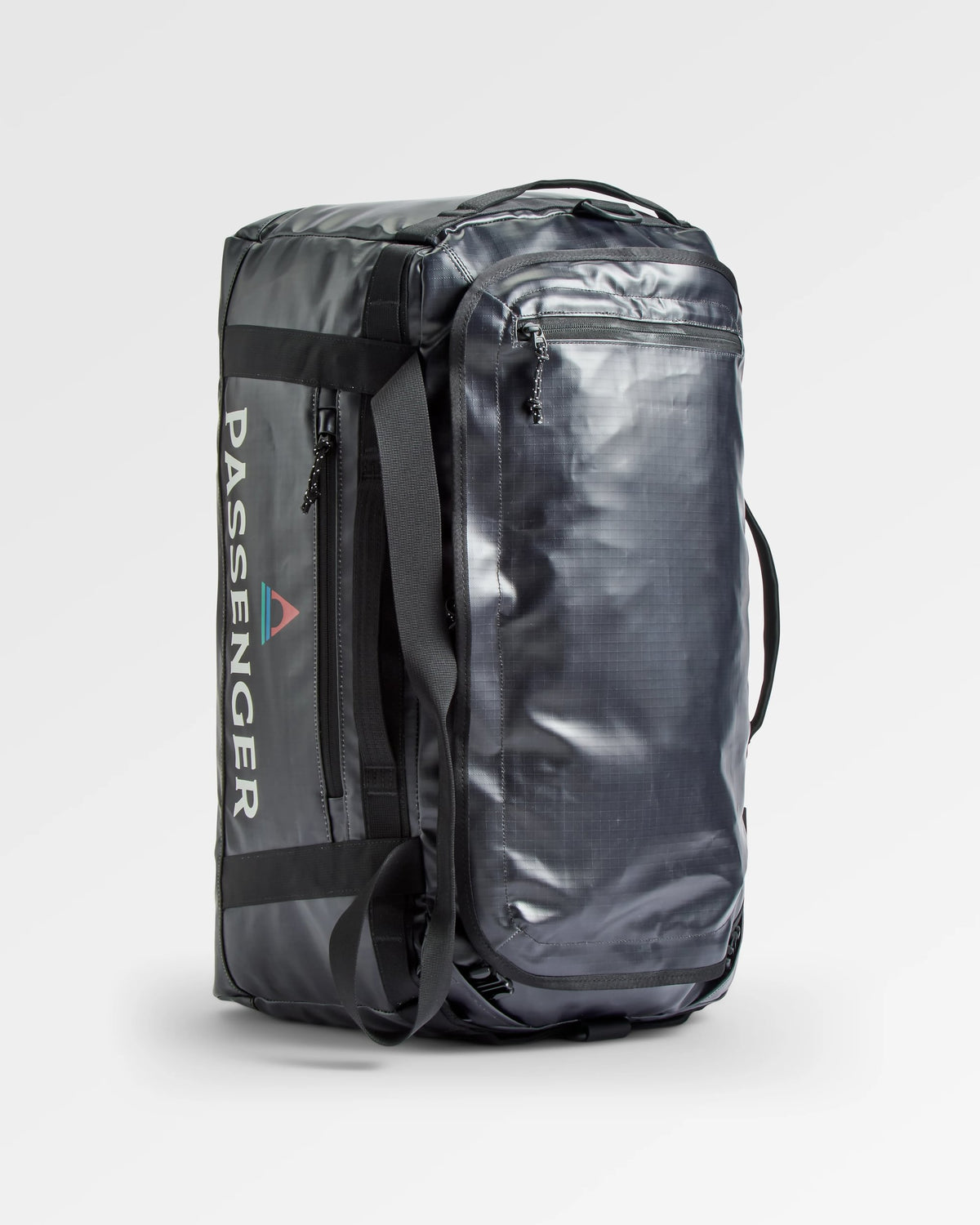 Roamer 60L Duffel Bag - Phantom Black - Flatlay