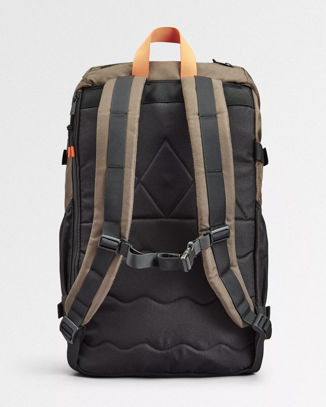Boondocker 26L Backpack - Black/Khaki - Flatlay