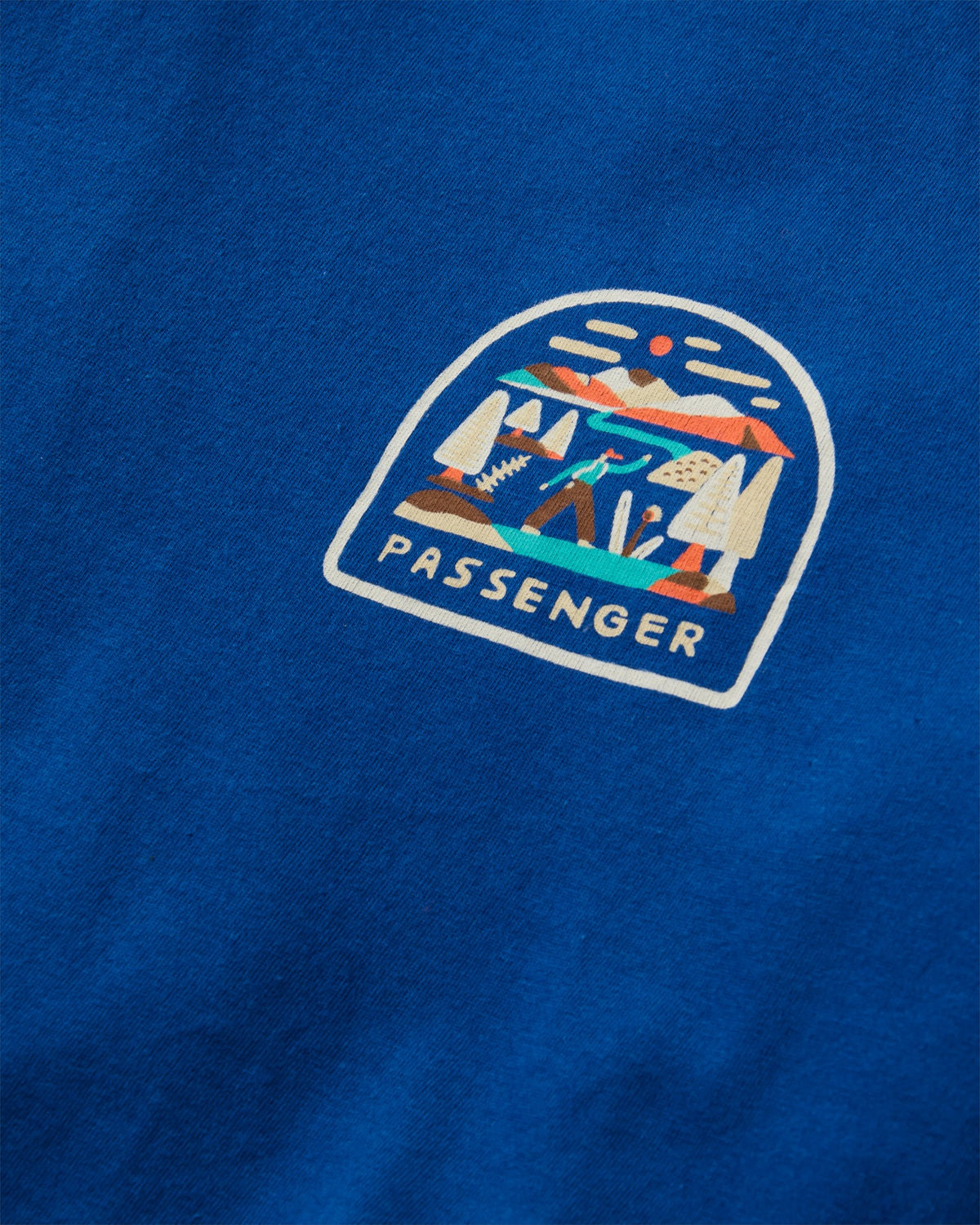 Lost Patch Women's LS T-Shirt - Blue Navy - Flatlay