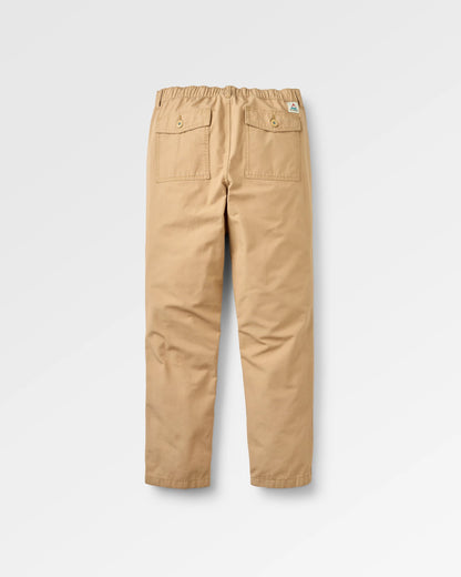 Rif-Raf Cotton Ripstop Trouser - Biscuit - Flatlay