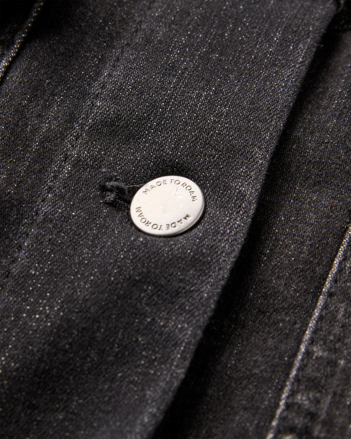 Stella Denim LS Shirt - Washed Black Denim - Flatlay