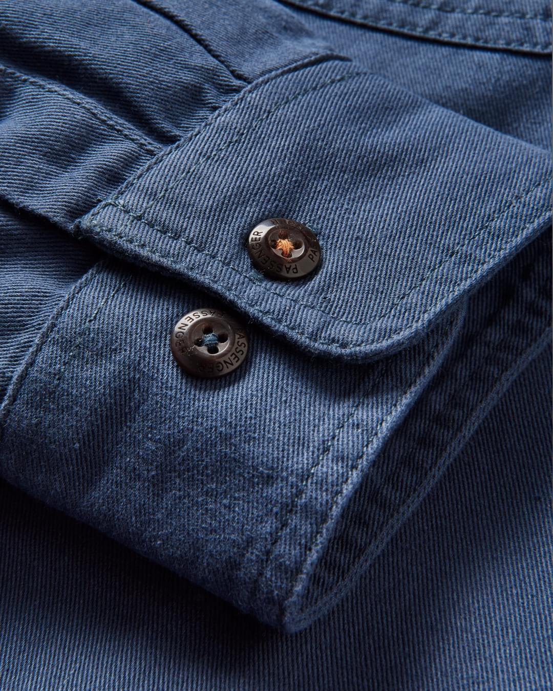 Vision Shirt - Dark Denim - Flatlay