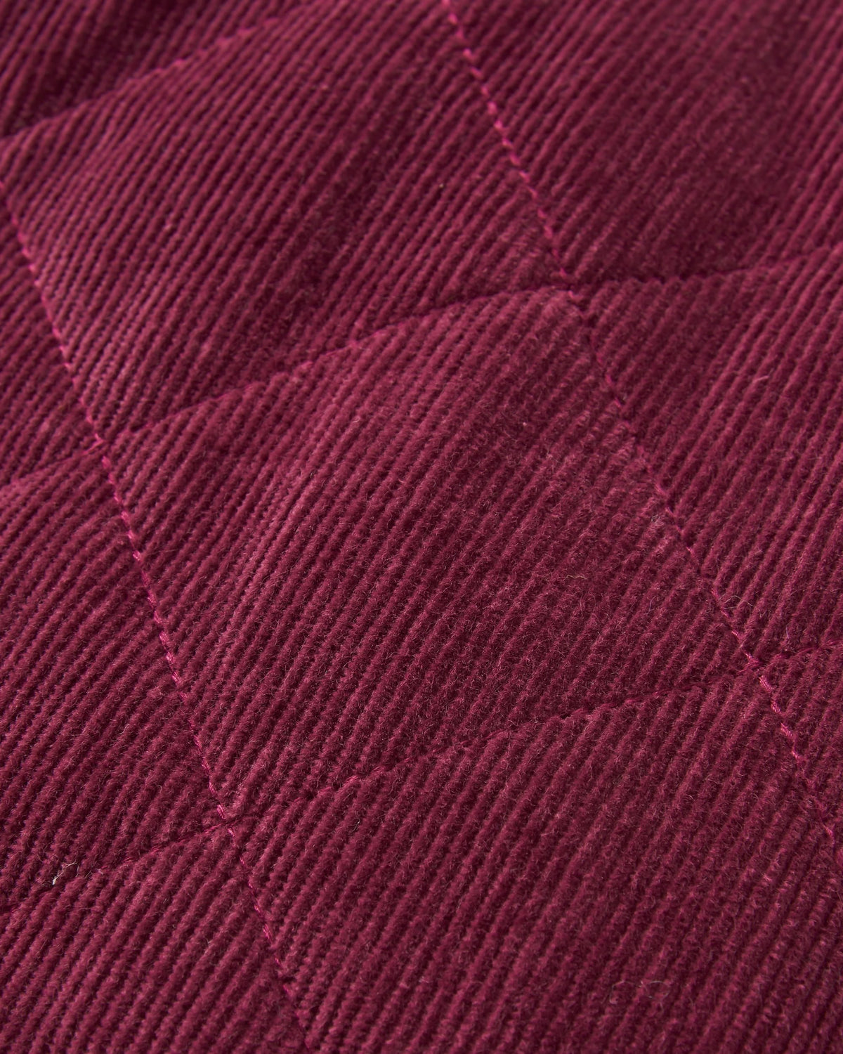Lucia Quilted Cord Jacket - Fig - Flatlay