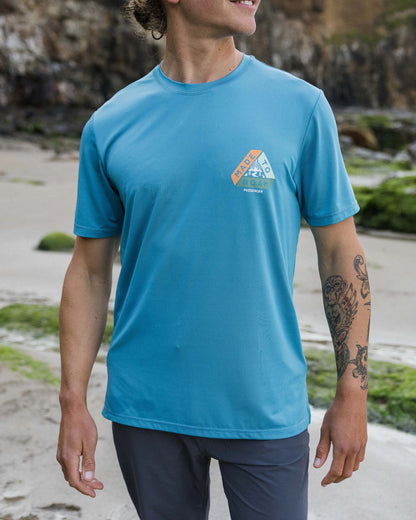 Classic Active T-Shirt - Blue Pool - Lifestyle