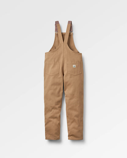 Shuffle Cotton Dungarees - Elmwood - Flatlay