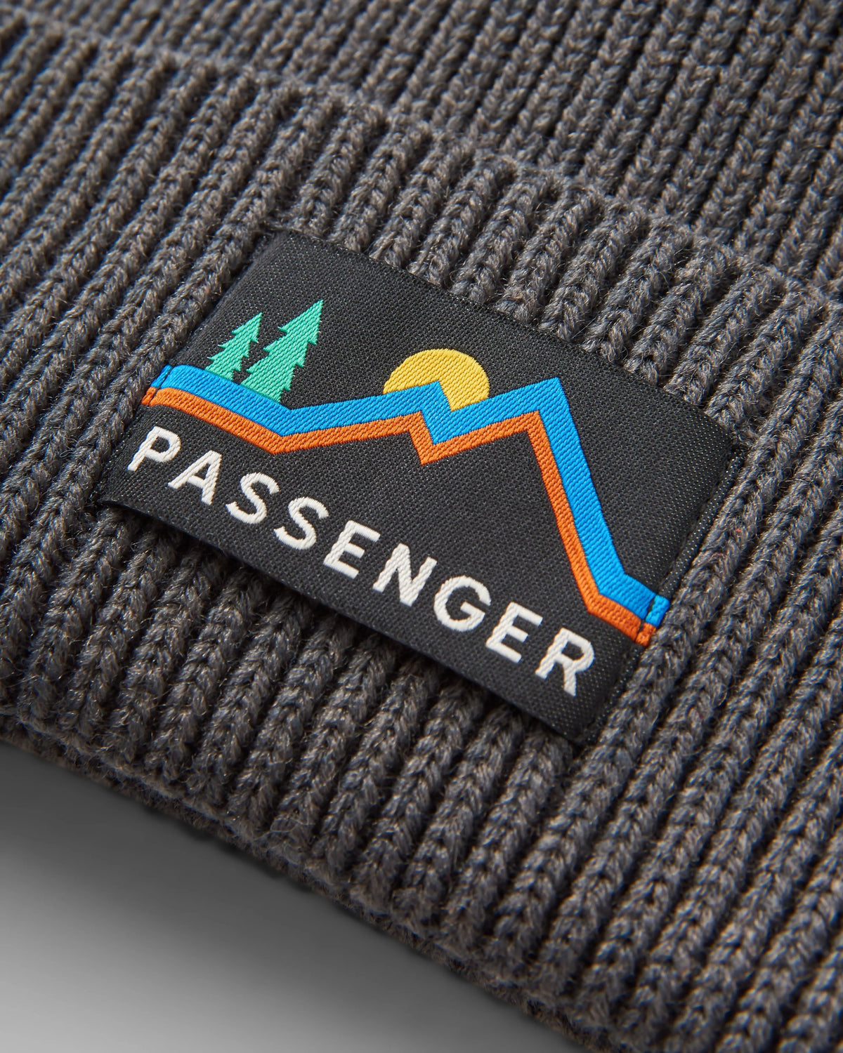 Passenger Beanie - Charcoal - Flatlay