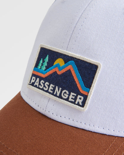 Made To Roam Trucker Cap - Rich Navy/Rubber - Flatlay