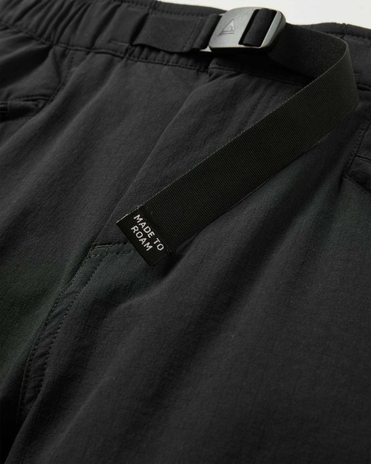 Sandstone Trail Short - Black - Flatlay
