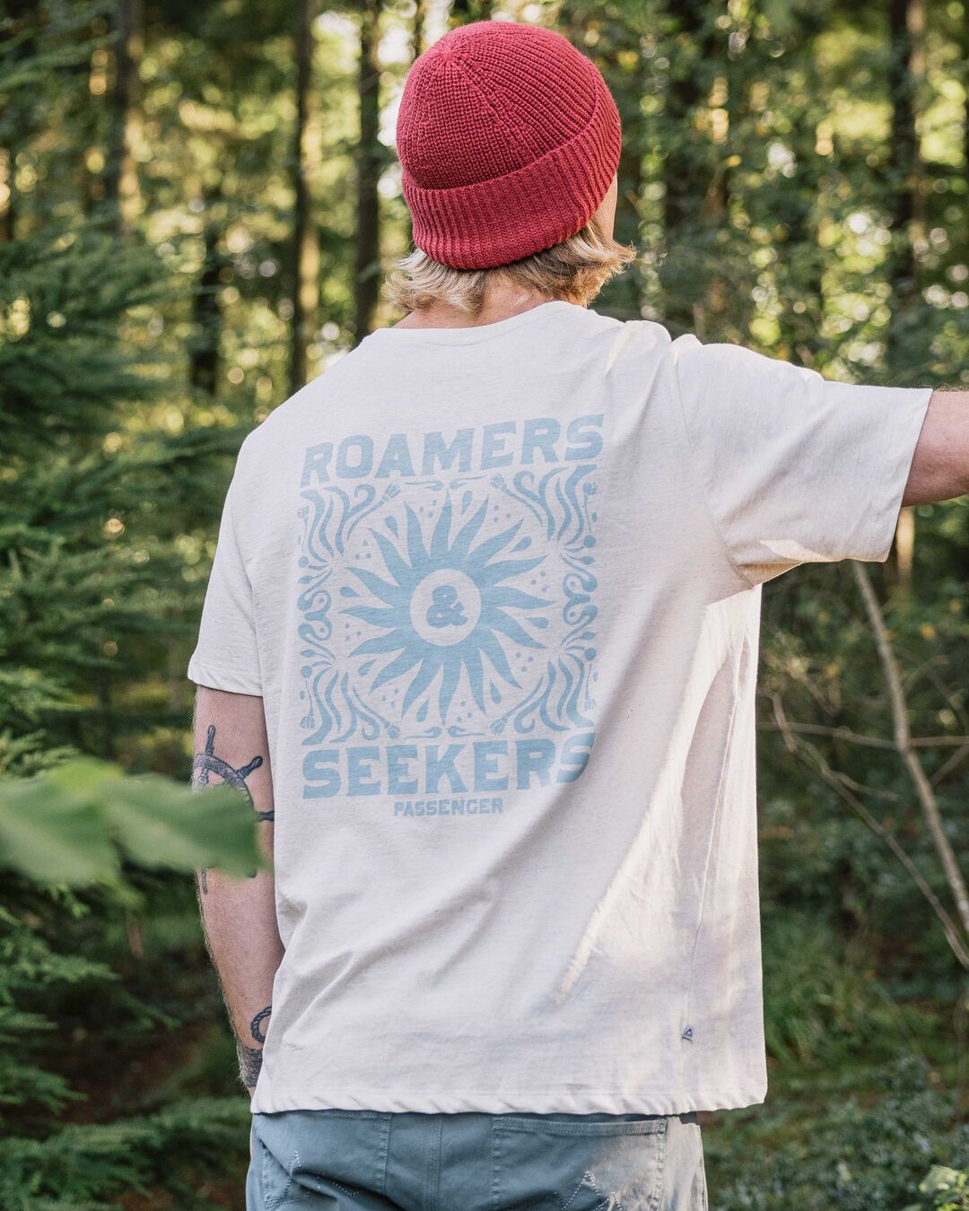 Shine Cotton T-Shirt - Milky Marl - Lifestyle
