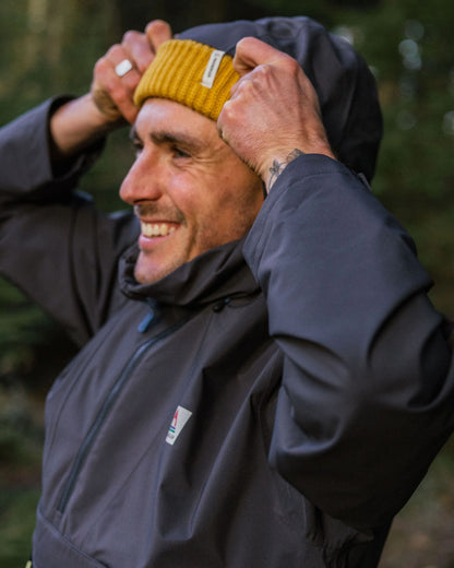 Diablo Waterproof Anorak - Faded Black - Lifestyle