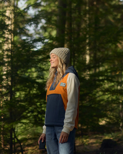 Alexander Hooded Polar Fleece - Sunrise Orange - Lifestyle