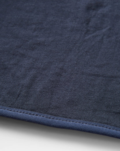 Clover Sherpa Fleece - Deep Blue Camo Pattern - Flatlay