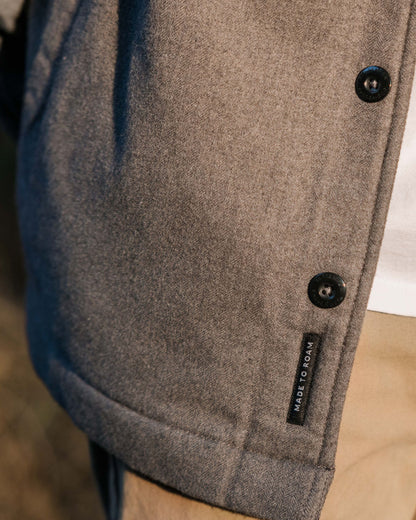 Freestyle Sherpa-Lined Overshirt - Grey Marl - Lifestyle