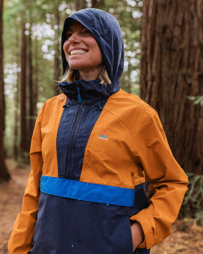 Skyline Waterproof Anorak - Sunrise Orange - Lifestyle