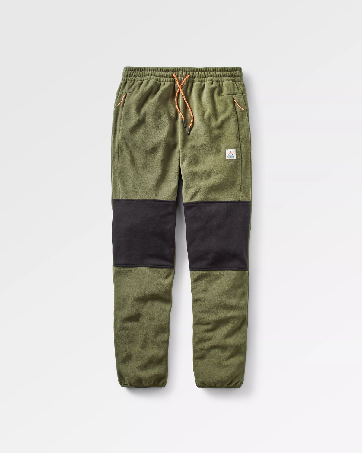 Set Off Polar Fleece Jogger - True Black/ Khaki - Flatlay