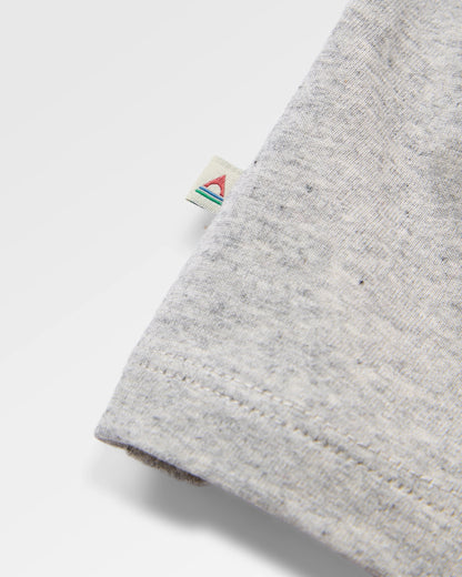 Riser LS T-Shirt - Grey Marl - Flatlay