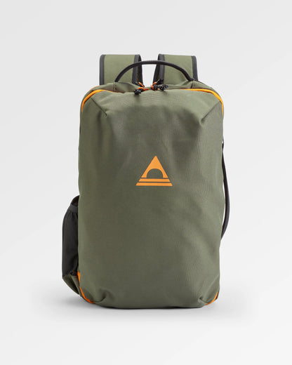 Stratos Duffel Backpack - Khaki - Flatlay