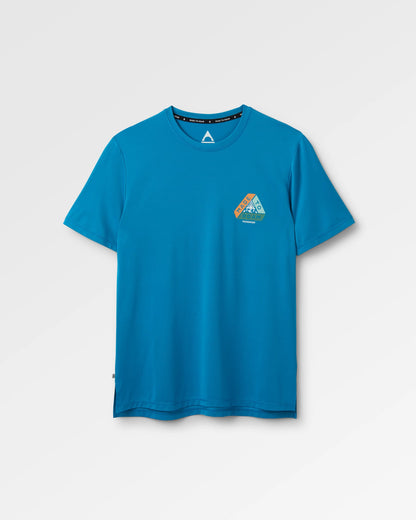 Classic Active T-Shirt - Blue Pool - Flatlay