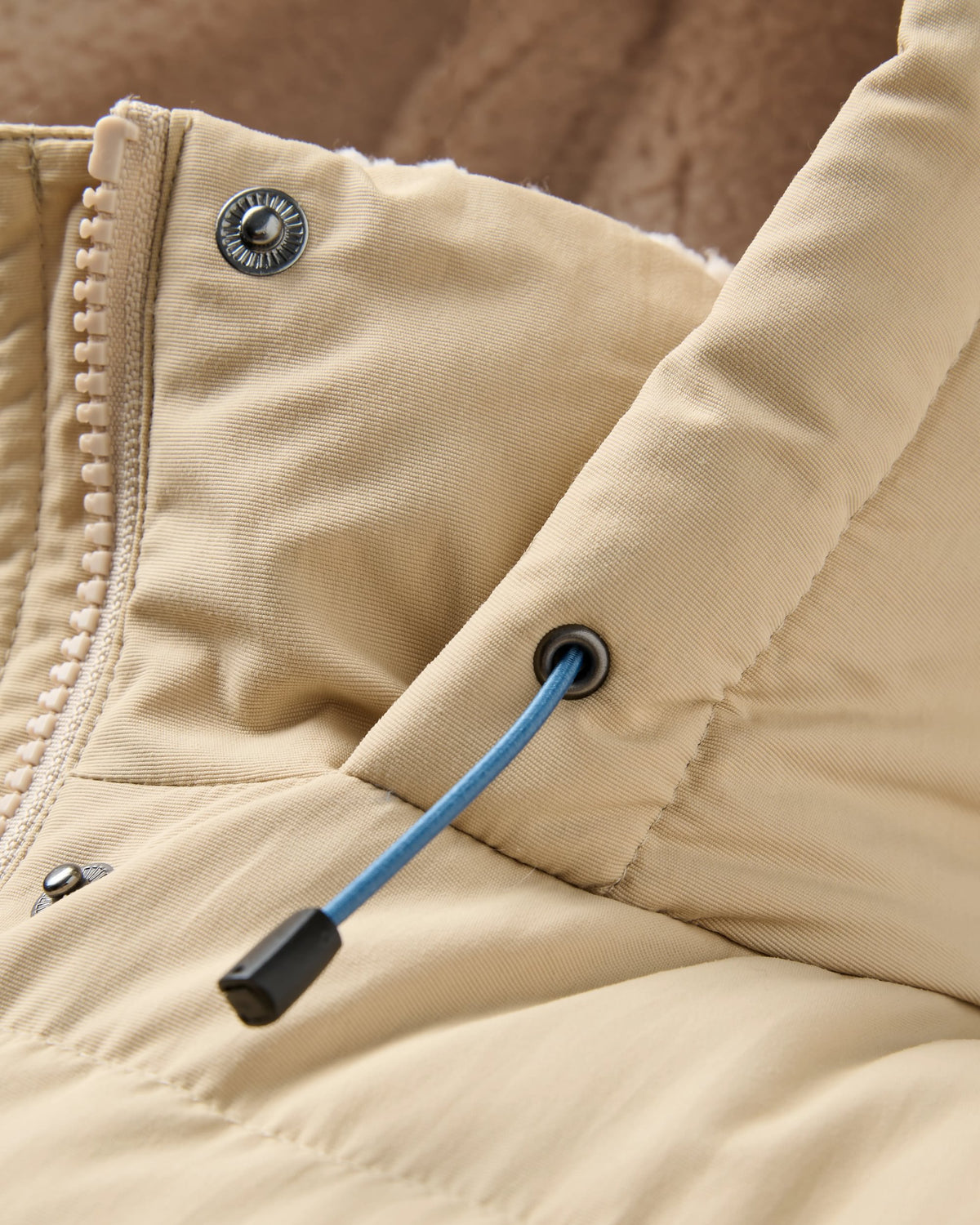 Nook Down Jacket - Stone - Flatlay