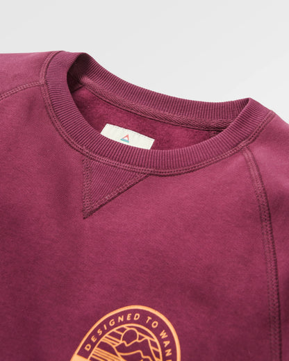 Odyssey Sweatshirt - Fig - Flatlay
