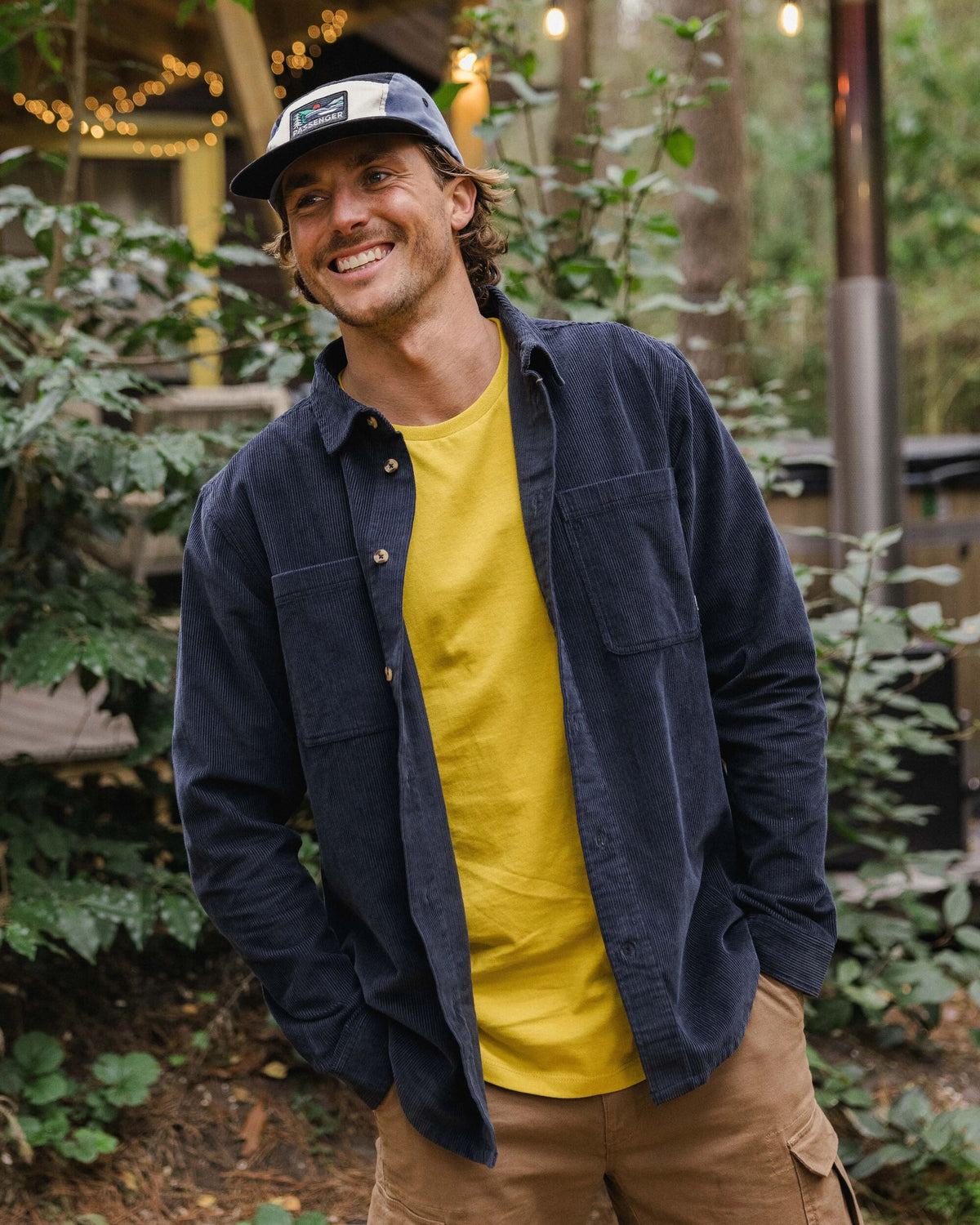 Backcountry Cord Shirt - Deep Navy - Lifestyle