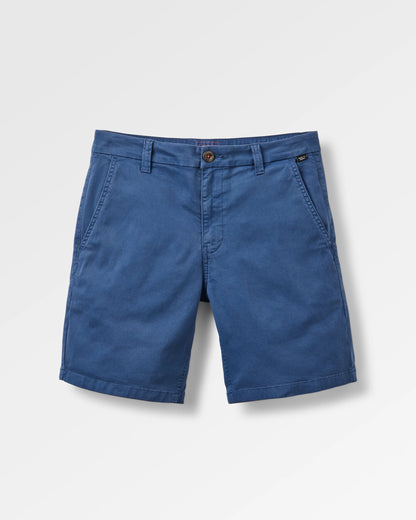 365 Cotton Short - Dark Denim - Flatlay