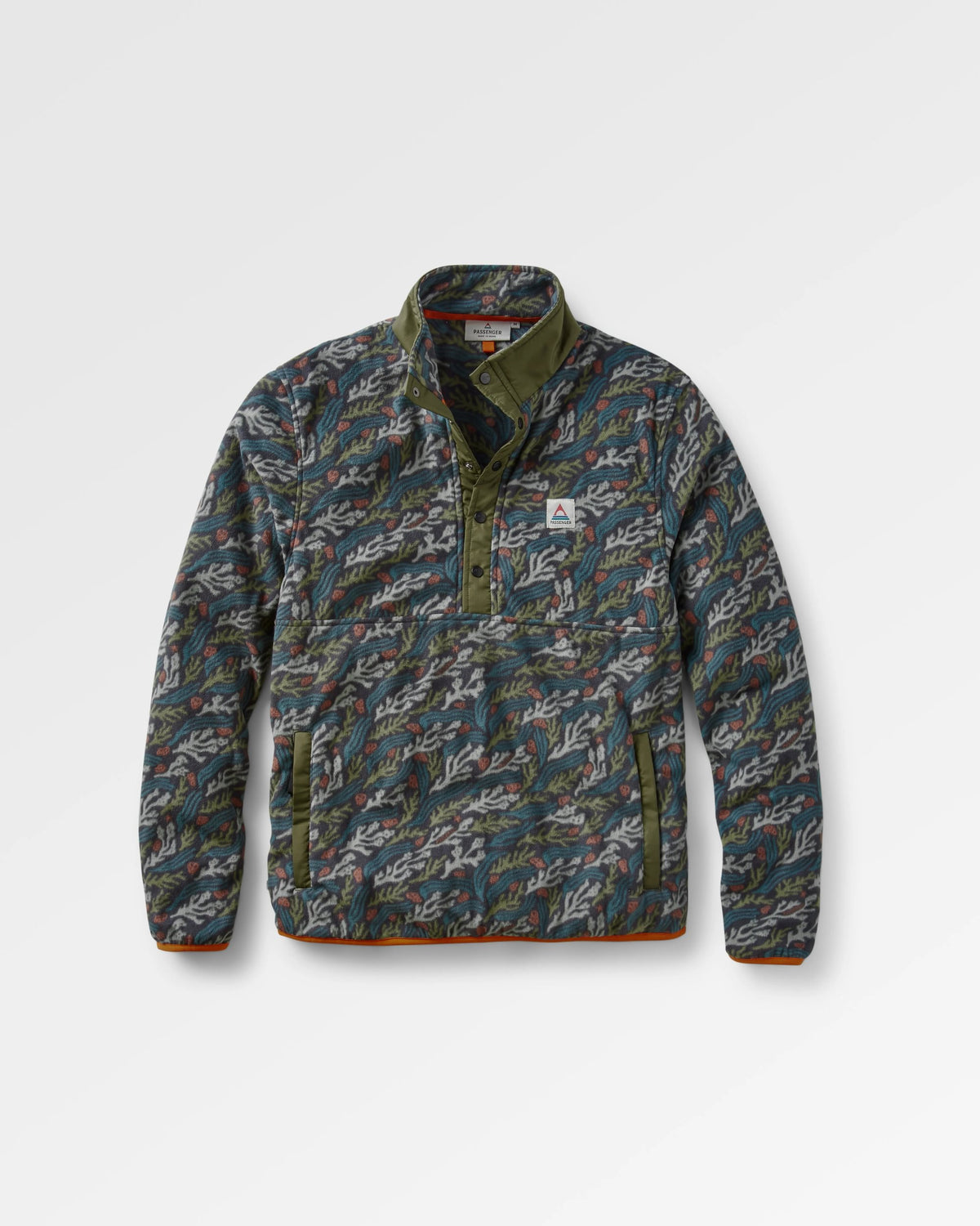 Adrift Polar Fleece - Ocean Current Black - Flatlay