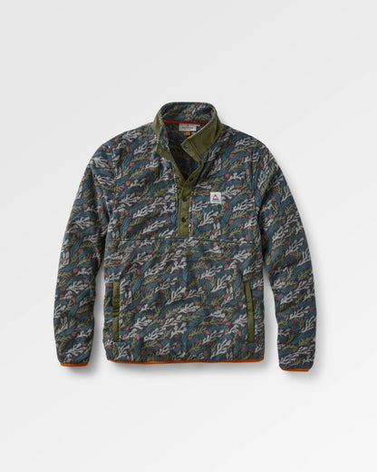 Adrift Polar Fleece - Ocean Current Black - Flatlay