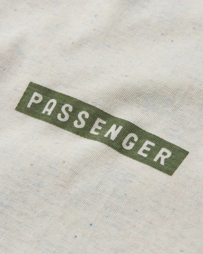 Sierra Relaxed Fit T-Shirt - Milky Marl - Flatlay