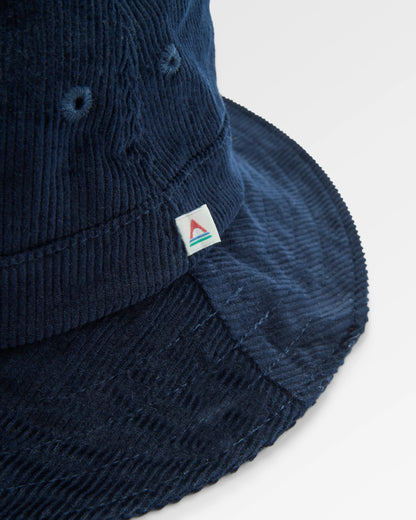 Forest Cord Bucket Hat - Deep Navy - Flatlay