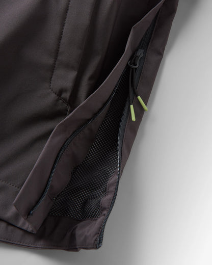 Diablo Waterproof Anorak - Faded Black - Flatlay