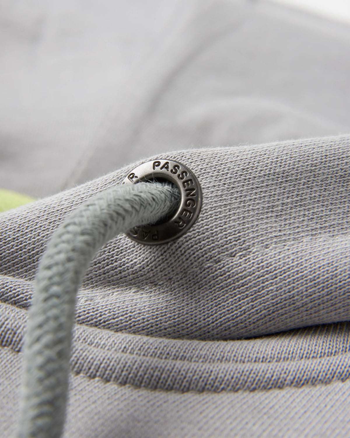 Waves & Trees Cotton Hoodie - Steel Grey - Flatlay