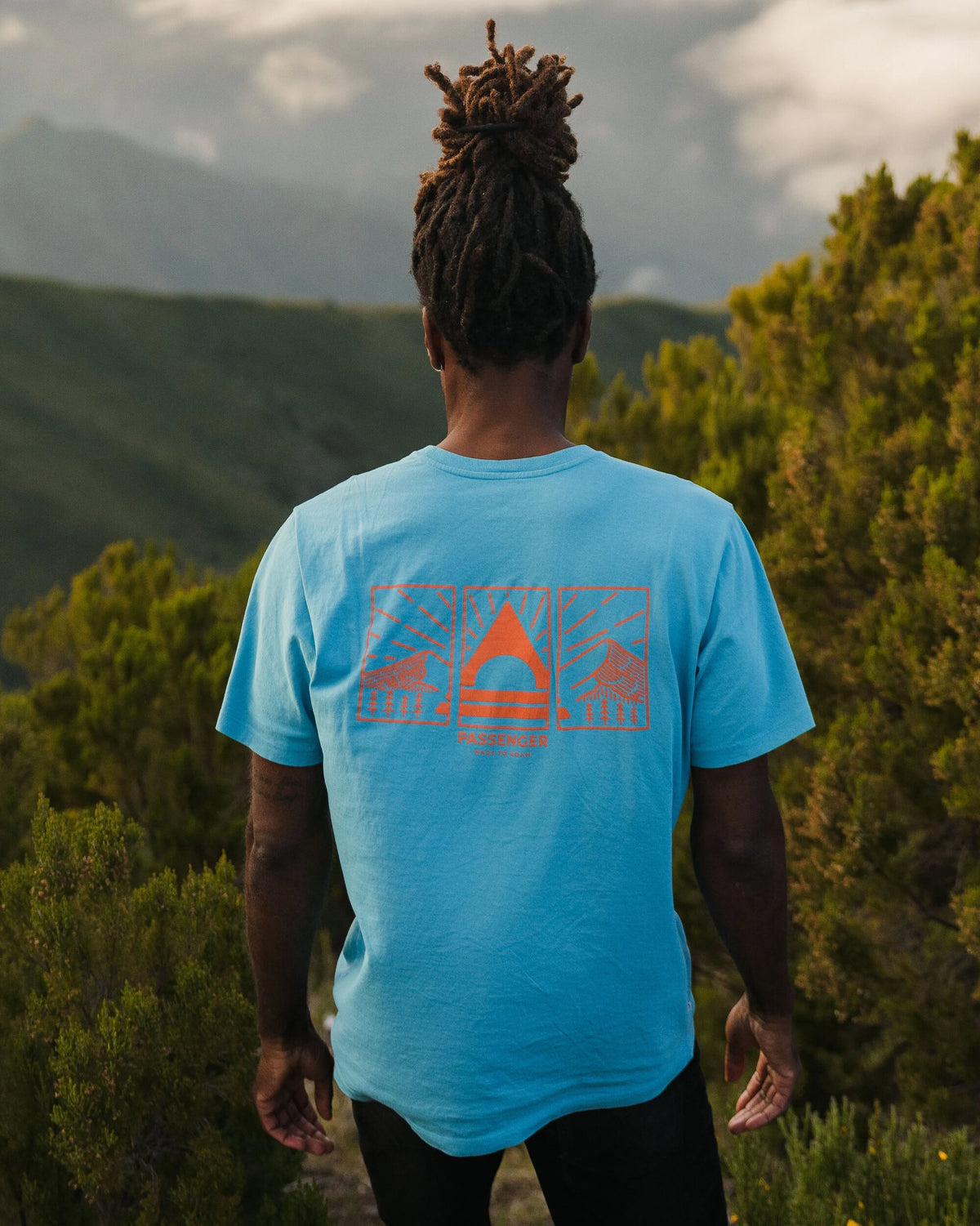 Maverick T-Shirt - Blue Pool - Lifestyle
