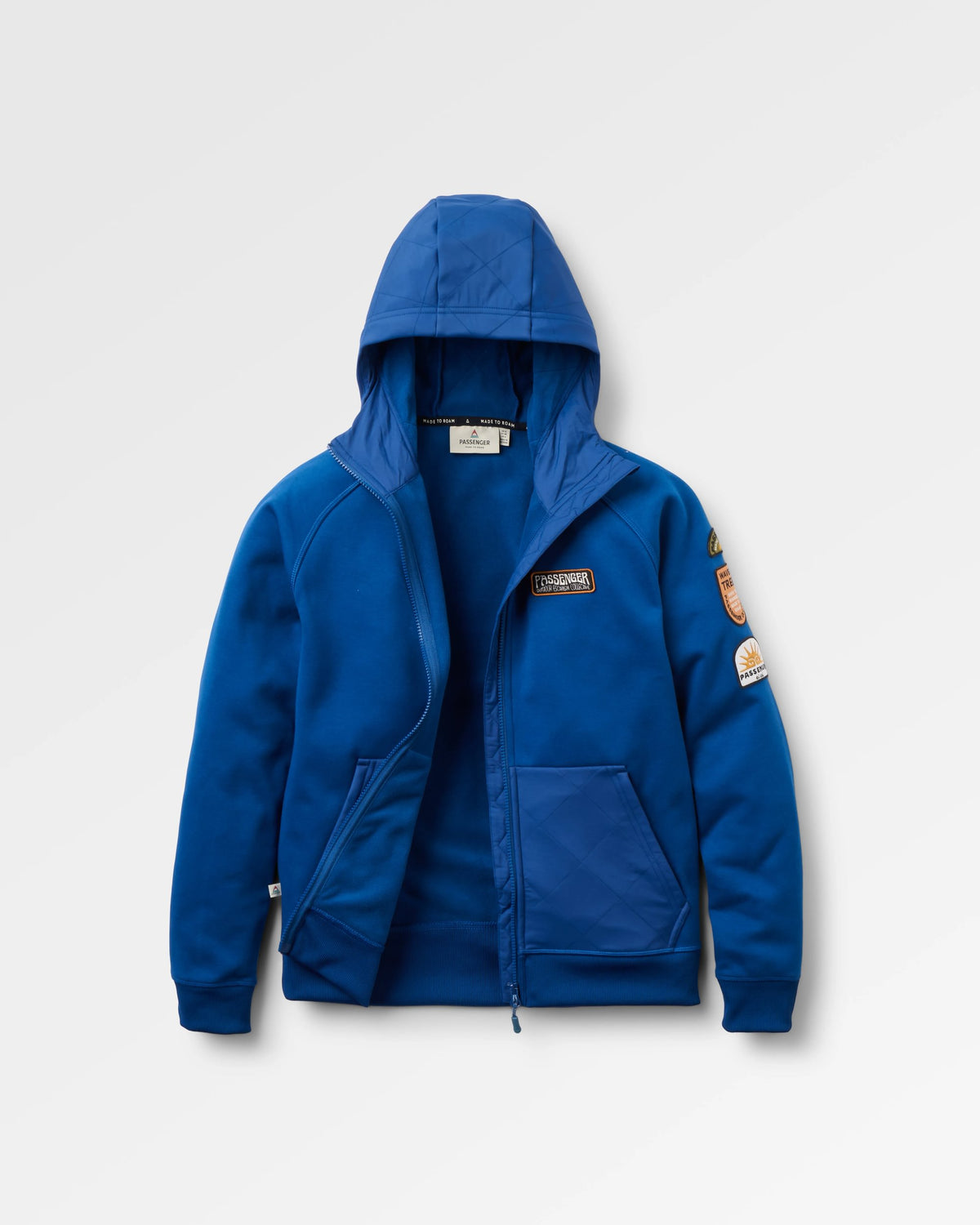 Women's Solscape Active Hoodie - Blue Navy Marl - Flatlay