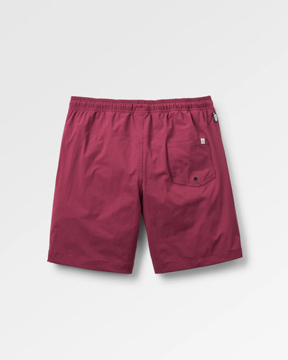 Drifter NetPlus® Swim Lined Short - Warm Berry - Flatlay