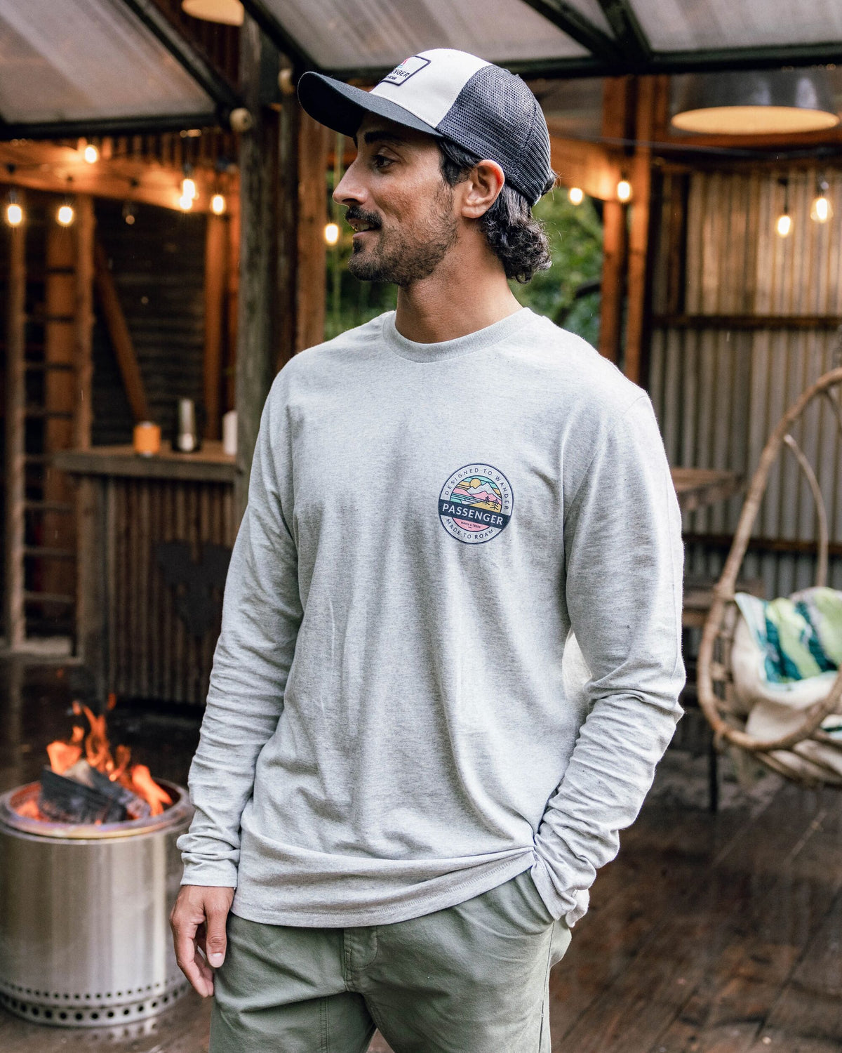 Odyssey LS T-Shirt - Mid Grey Marl - Lifestyle