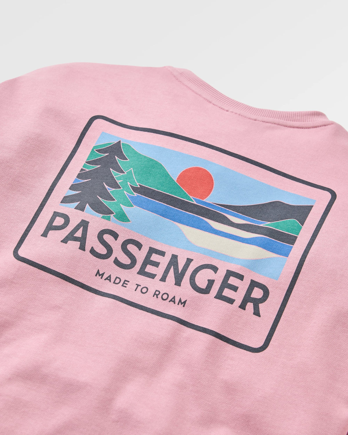 Roamer Women's Sweatshirt - Pink Haze - Flatlay